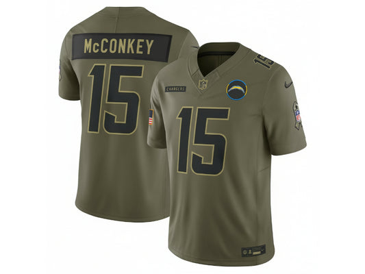 Los Angeles Chargers Ladd McConkey 2025 Salute to Service 15