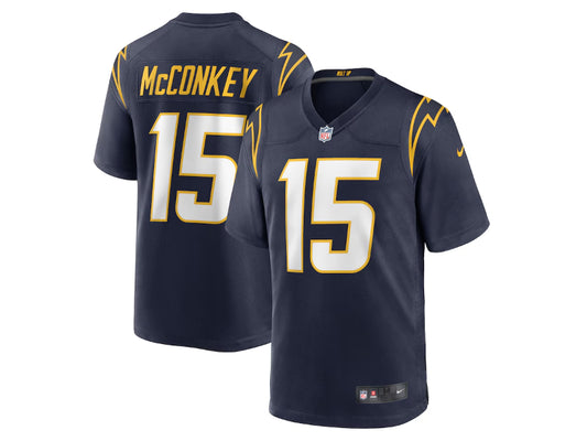 Los Angeles Chargers Ladd McConkey Dark Blue 15