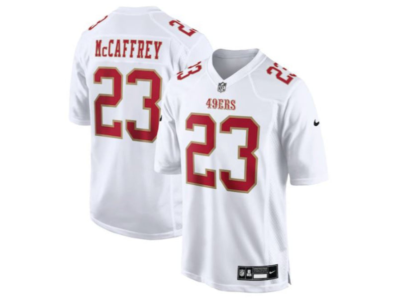 San Francisco 49ers Christian McCaffrey White w/ Gold23