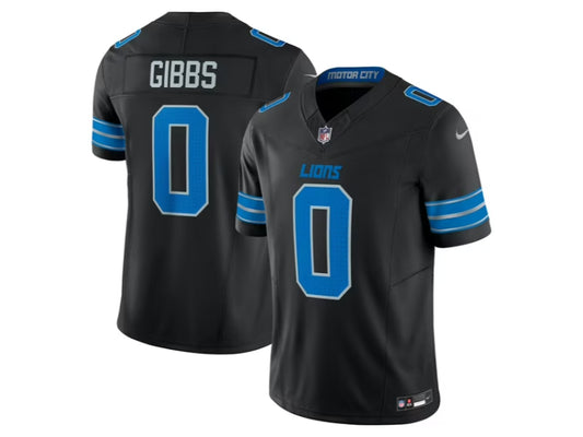 Detroit Lions Jahmyr Gibbs Black 0