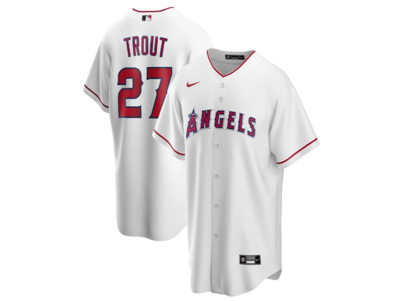 Los Angeles Angels Mike Trout White 27