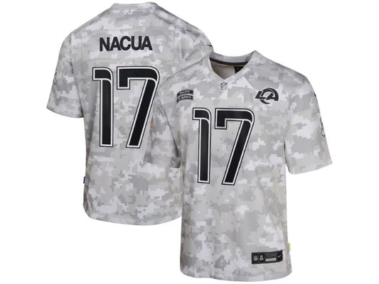 Los Angeles Rams Puka Nacua 2024 Salute to Service