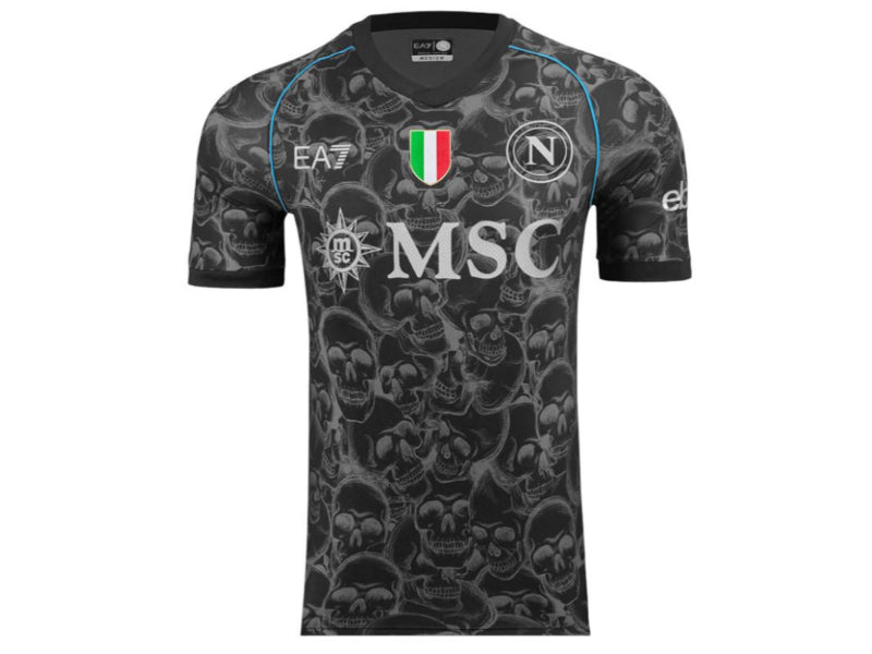 Napoli Team Jersey Halloween 2023 Black