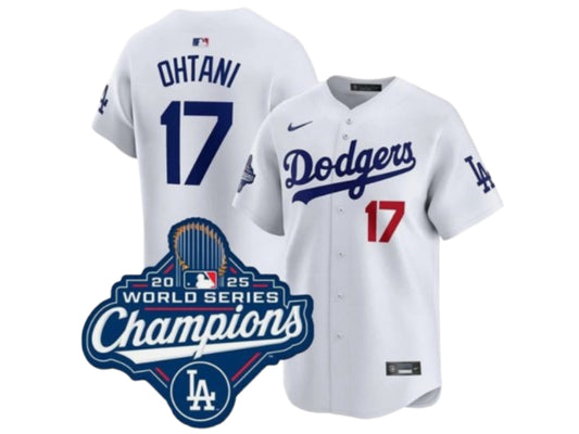 Los Angeles Dodgers Shohei Ohtani 2025 World Series Champions White 17