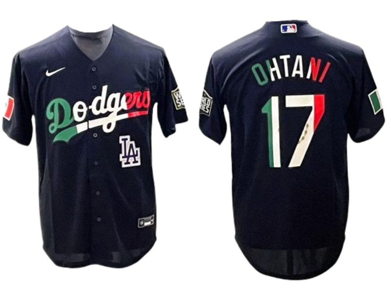 Los Angeles Dodgers Shohei Ohtani Mexican Flag Black 17