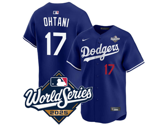Los Angeles Dodgers Shohei Ohtani 2025 World Series Blue 17