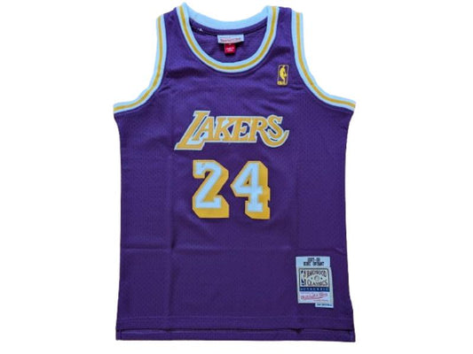 Los Angeles Lakers Kobe Bryant Youth Size Purple 24