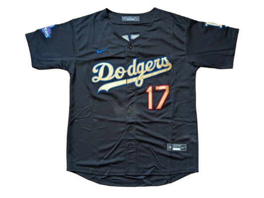 Los Angeles Dodgers Shohei Ohtani 2025 Gold Collection Black 17