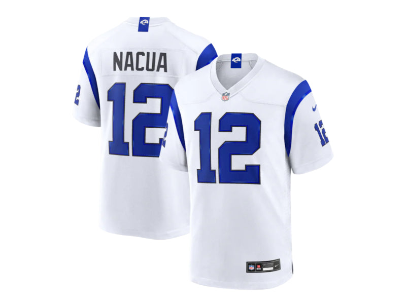 Los Angeles Rams Puka Nacua Fearsome White 12