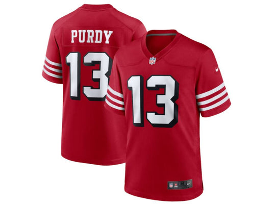 San Francisco 49ers Brock Purdy Red Alternate 13