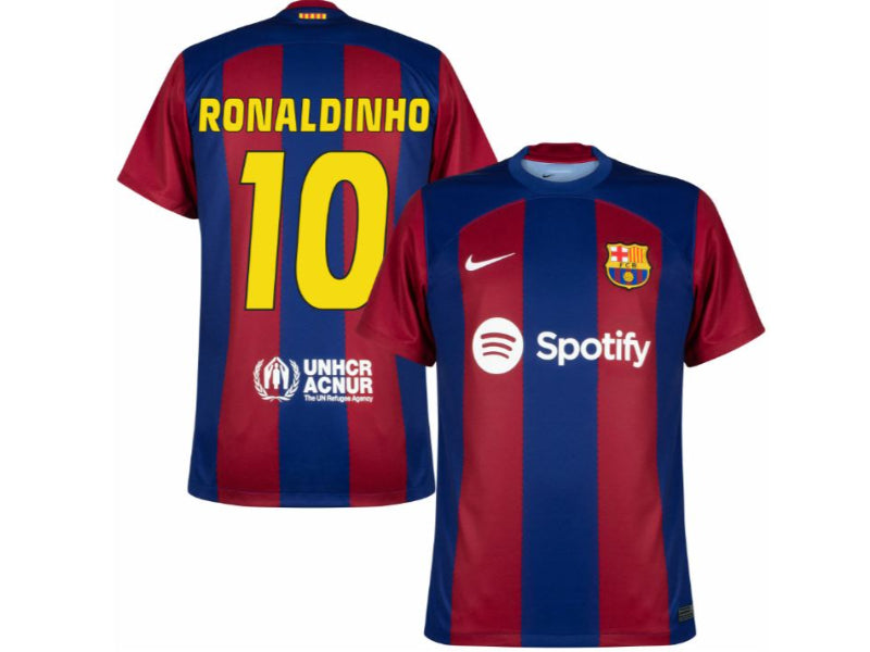 Barcelona Ronaldinho Gaúcho Red & Blue 10