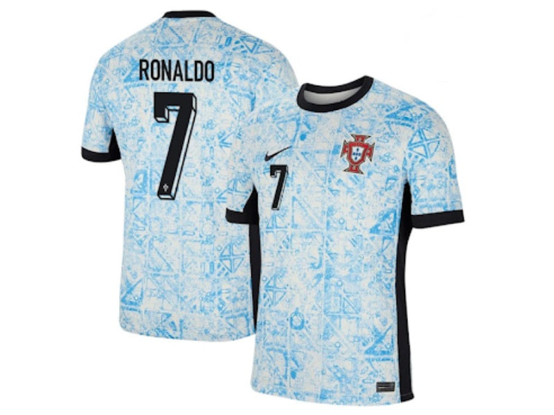 Portugal 2024 Away Cristiano Ronaldo Blue 7