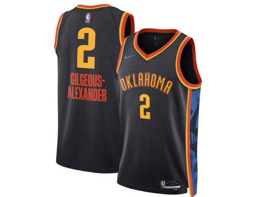 Oklahoma City Thunder Shai Gilgeous-Alexander Black 2