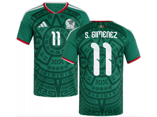 Mexico 2026 Home Santiago Gimenez Green 11