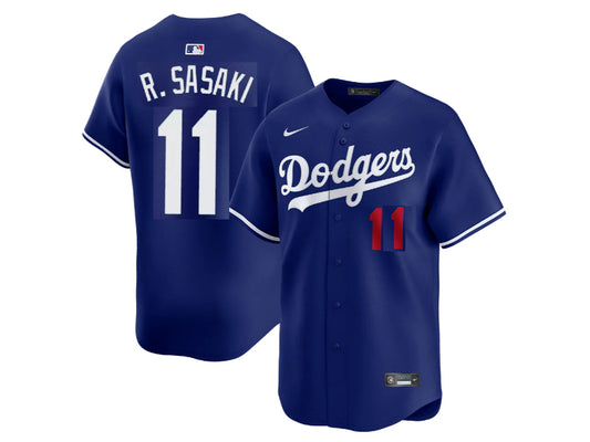 Los Angeles Dodgers Roki Sasaki Blue 11