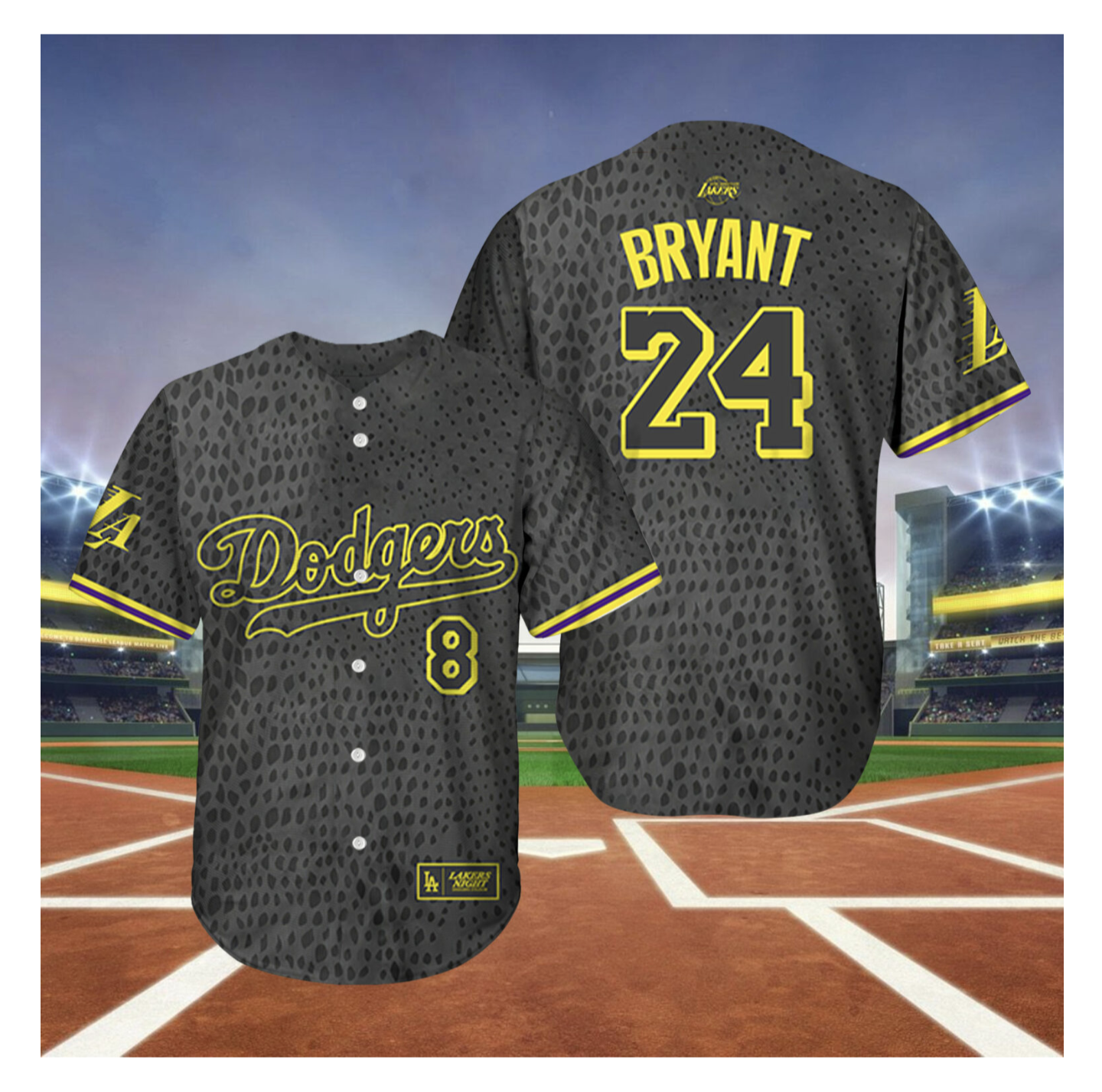 Los Angeles Dodgers Kobe Bryant 2023 Lakers Night Giveaway 8/24