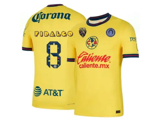 Club America Alvaro Fidalgo Pacman Home Yellow 8