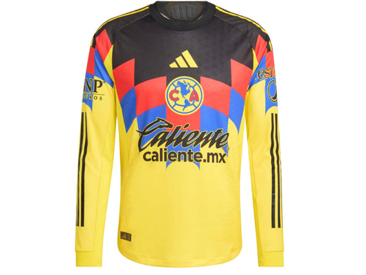 Club America 2025-26 Home Long Sleeve Yellow
