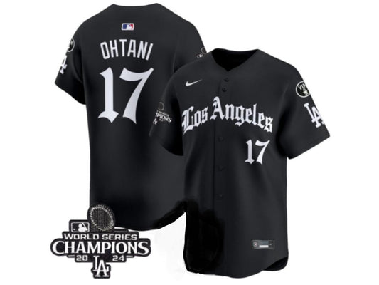 Los Angeles Dodgers Shoei Ohtani Gothic Black 17