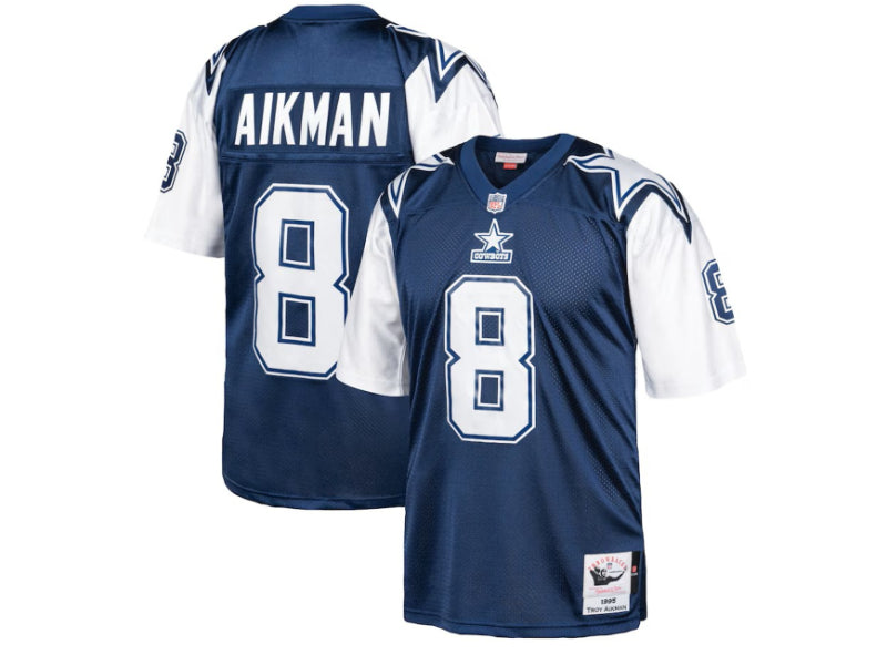 Dallas Cowboys Troy Aikman Home Alternate 8