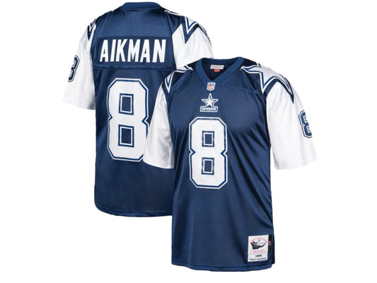Dallas Cowboys Troy Aikman Home Alternate 8