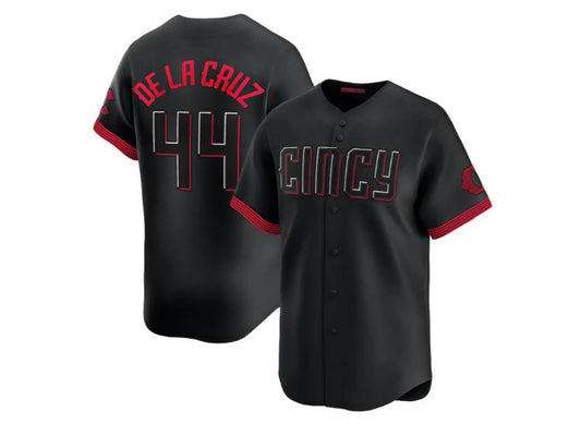 Cincinnati Reds Elly De La Cruz Black 44