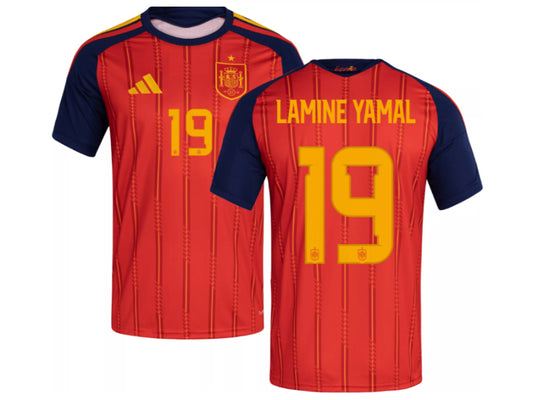 Spain 2026 World Cup Lamine Yamal Home Red 19