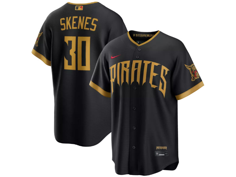 Pittsburgh Pirates City Connect Paul Skenes Black 30