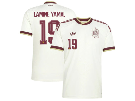 Spain 2026 World Cup Lamine Yamal Away White 19
