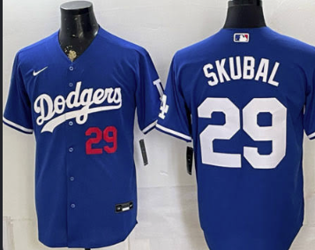Los Angeles Dodgers Tarik Skubal Blue 29