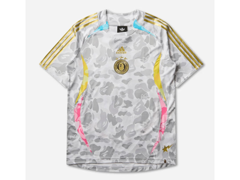 BAPE X Adidas 2026 TEAMGEIST White & Gold