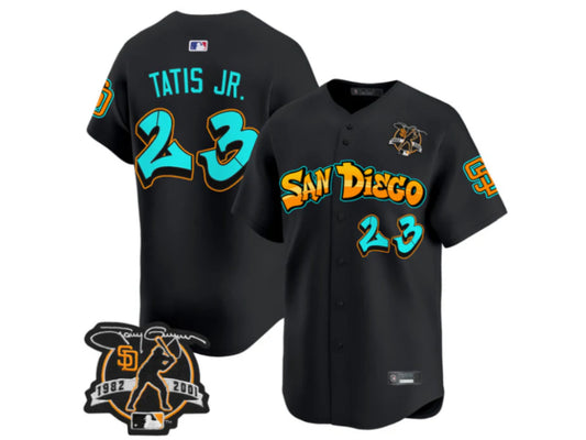 San Diego Padres Fernando Tatis Jr Graffiti Black 23