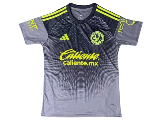 Club America 2025-26 Goalkeeper Short Sleeve Gray