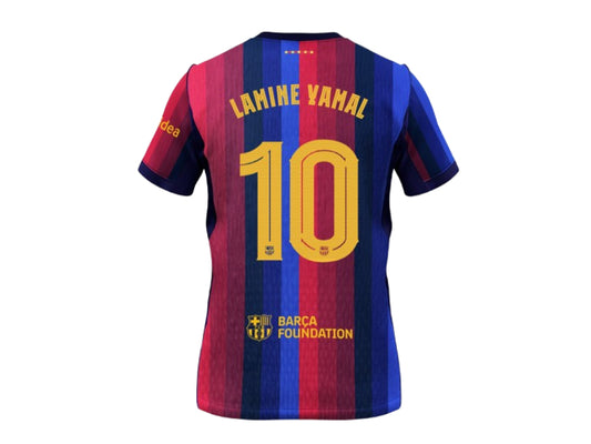 Barcelona Lamine Yamal 2026/27 Home Blue & Red 10