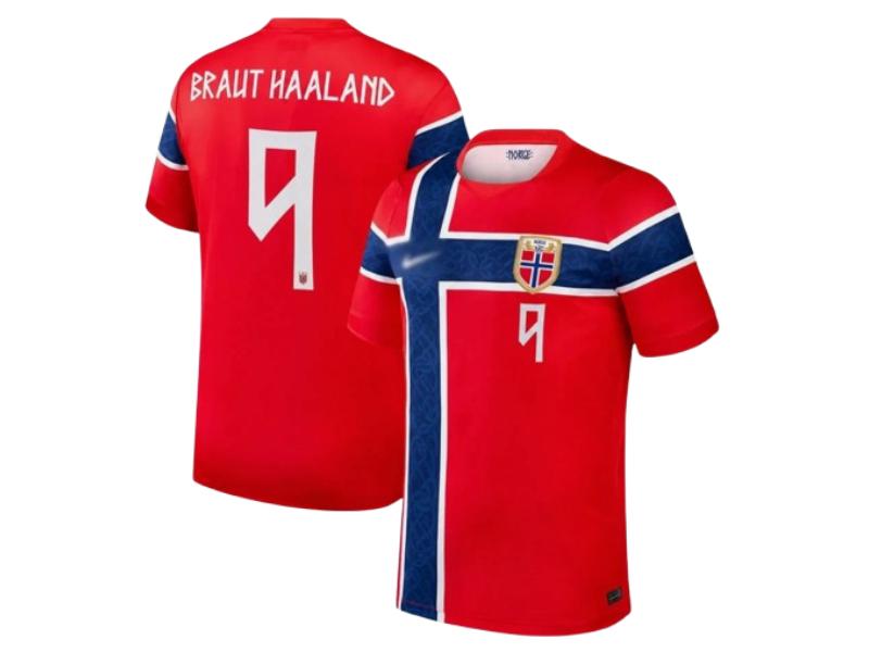 Norway World Cup 2026 Erling Haaland Red 9