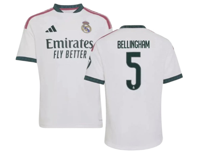 Real Madrid 2026/27 Jude Bellingham Home White 5