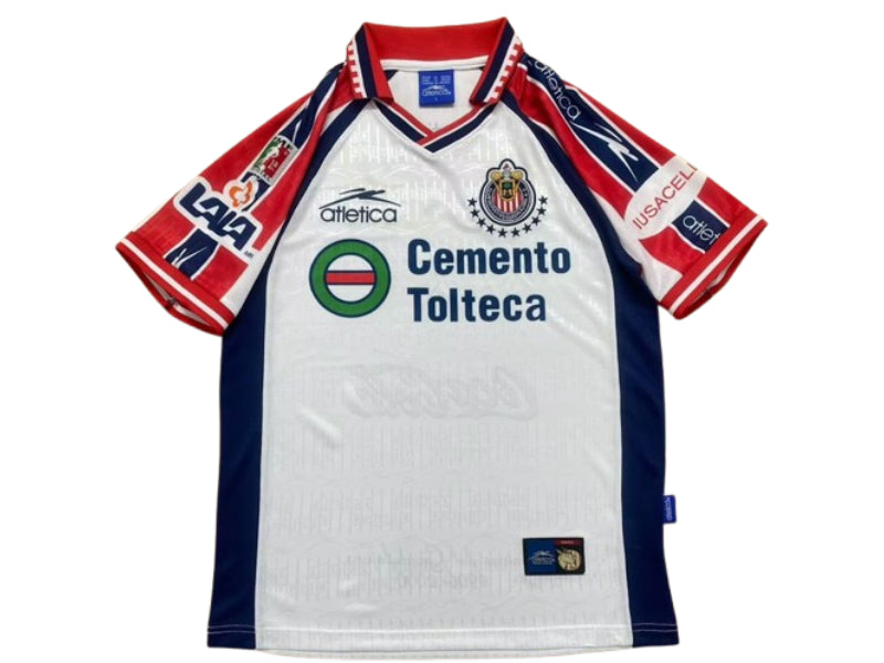 Chivas 1999/2000 Away Red, White & Blue
