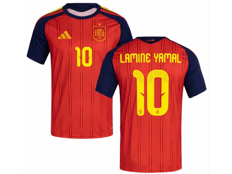 Spain 2026 World Cup Lamine Yamal Home Red 10