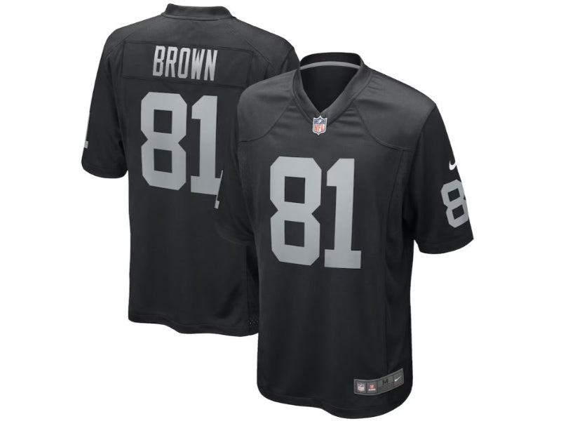 Las Vegas (Los Angeles) Raiders Tim Brown Black 81