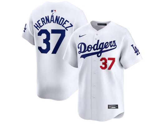Los Angeles Dodgers Teoscar Hernandez White 37