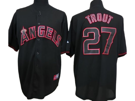 Los Angeles Angels Mike Trout Black 27