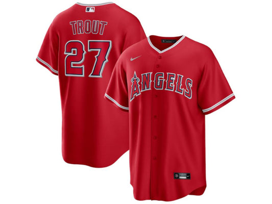 Los Angeles Angels Mike Trout  Red 27