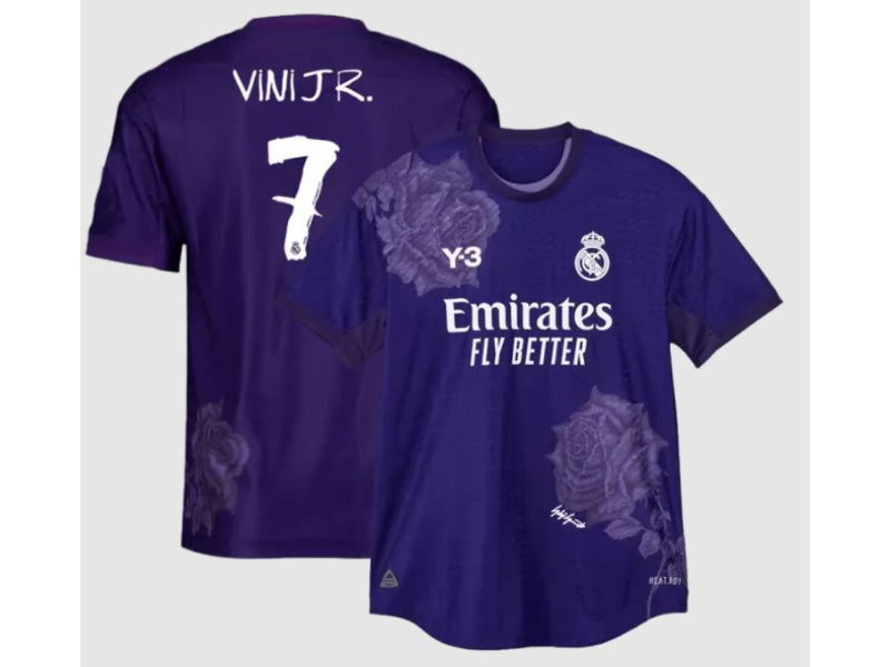 Real Madrid Vinicius Junior (Vini Jr) Y-3 4th Kit Purple 7