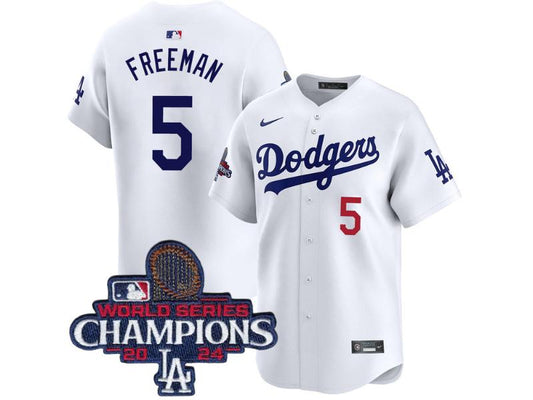 Los Angeles Dodgers Freddie Freeman Championship White 5