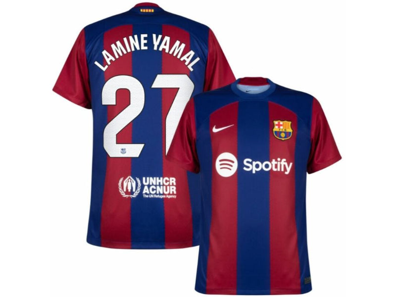 Barcelona 2023-24 Lamine Yamal Red & Blue 27