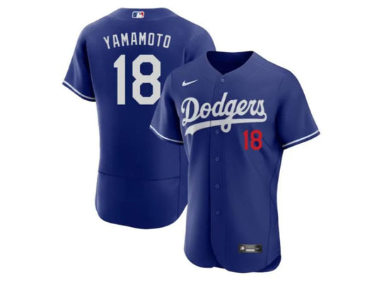 Los Angeles Dodgers Yoshinobu Yamamoto Blue 18