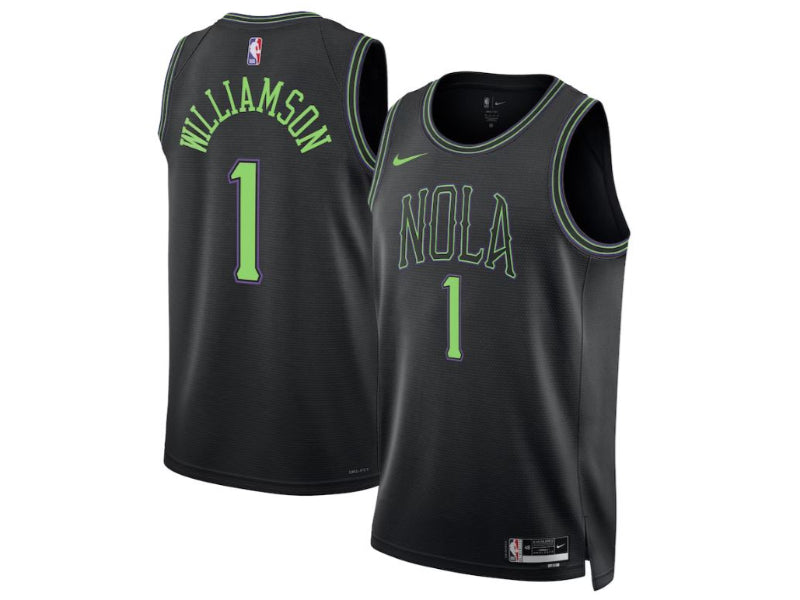 New Orleans Pelicans Zion Williamson Black City Connect 1