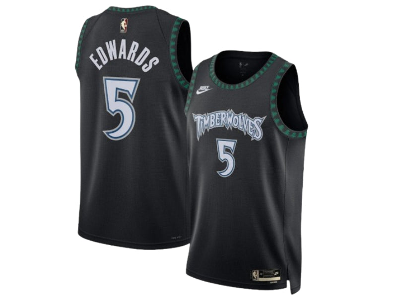 Minnesota Timberwolves Anthony Edwards Black 5