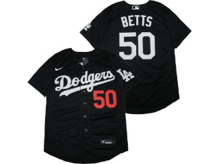 Los Angeles Dodgers Mookie Betts Black 50