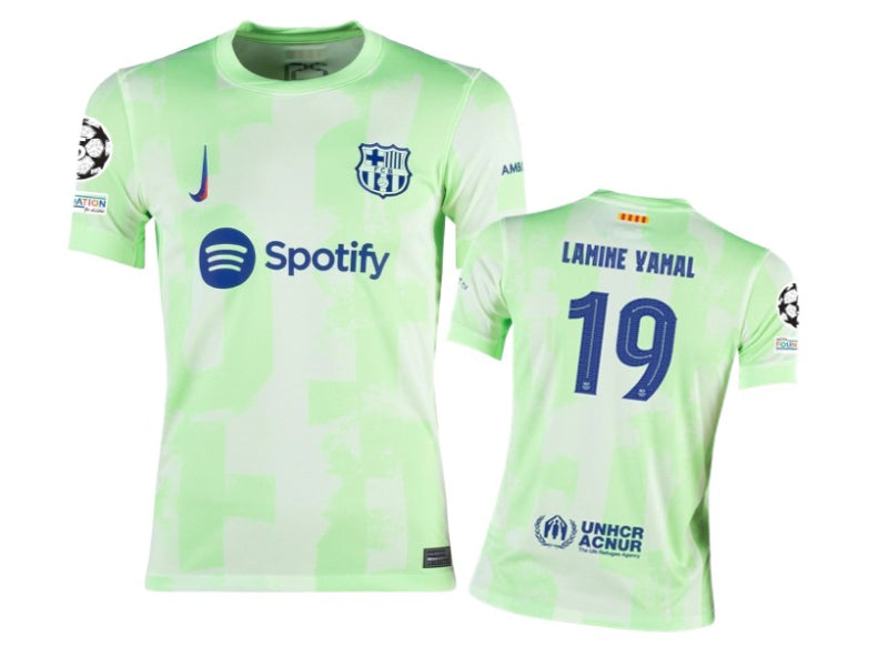 Barcelona Lamine Yamal 3rd Kit Green 19